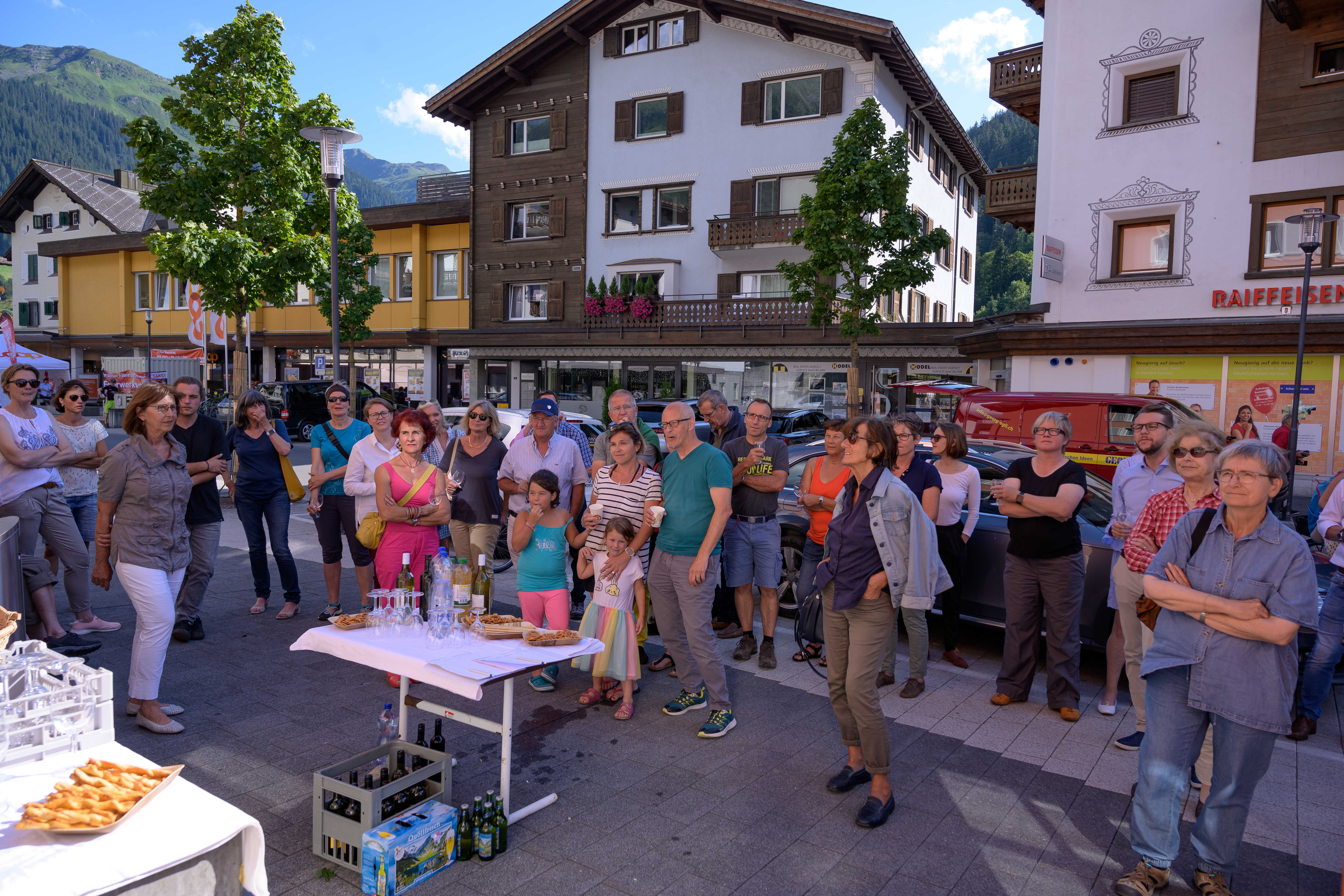 Vernissage der Kulturbox Klosters am 30. Juli 2019